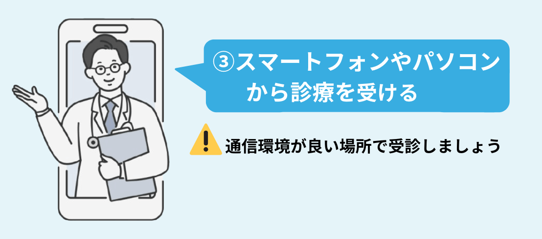 AGAオンライン診療の予約イメージ