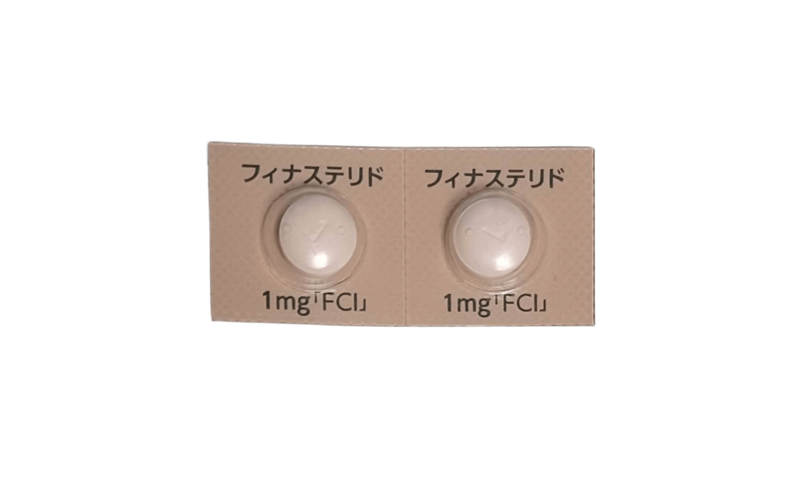 DMMオンラインクリニックのフィナステリド錠剤の写真