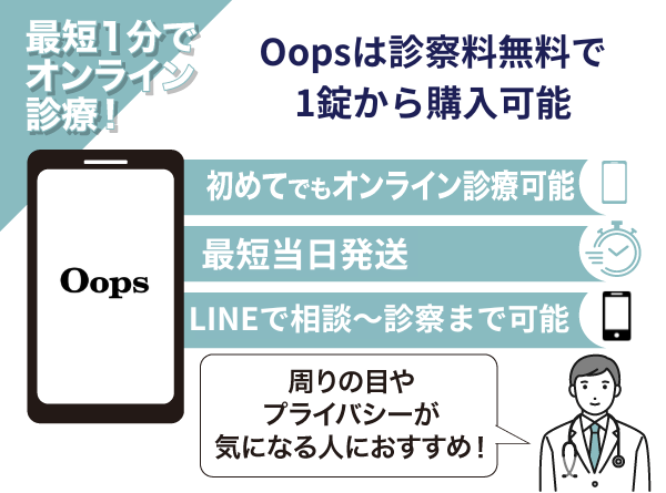 Oopsの特徴についてまとめた画像